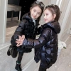 2022 New style of winter cotton-padded clothes for girls: Stylish and casual cotton-padded clothes for little girls, thickened Korean version for big kids to wear outside in winter Application Scenario